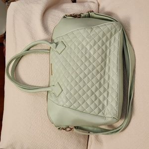 Rampage Mint Green Satchel Handbag Large